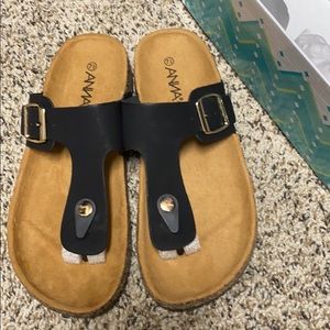 T-strap sandals